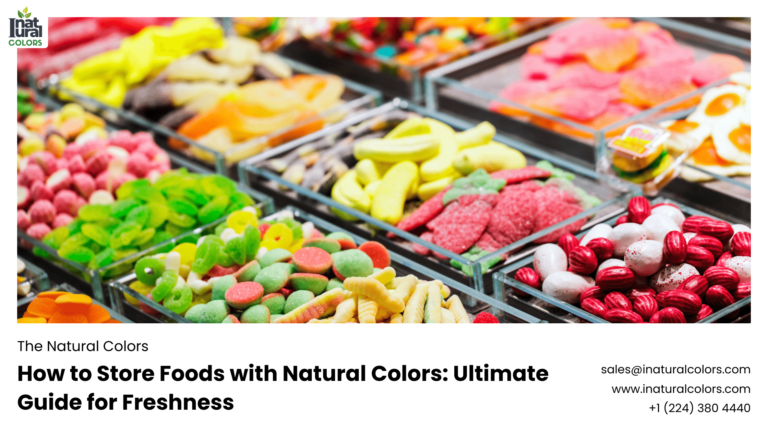 Store Foods with Natural Colors