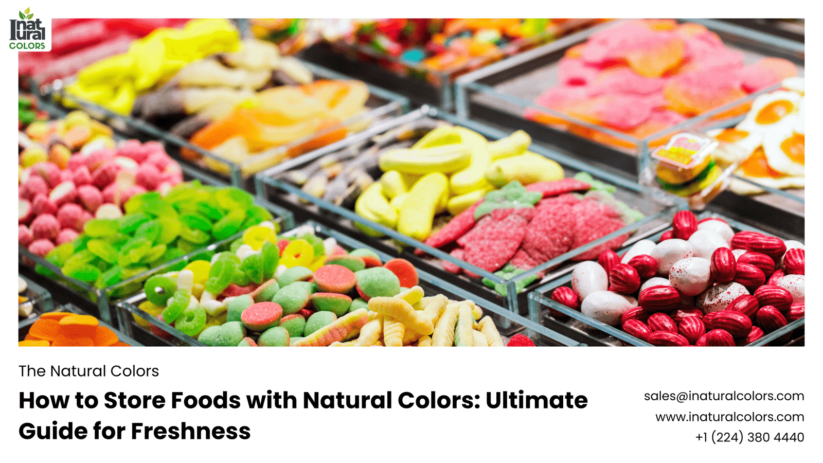 Store Foods with Natural Colors